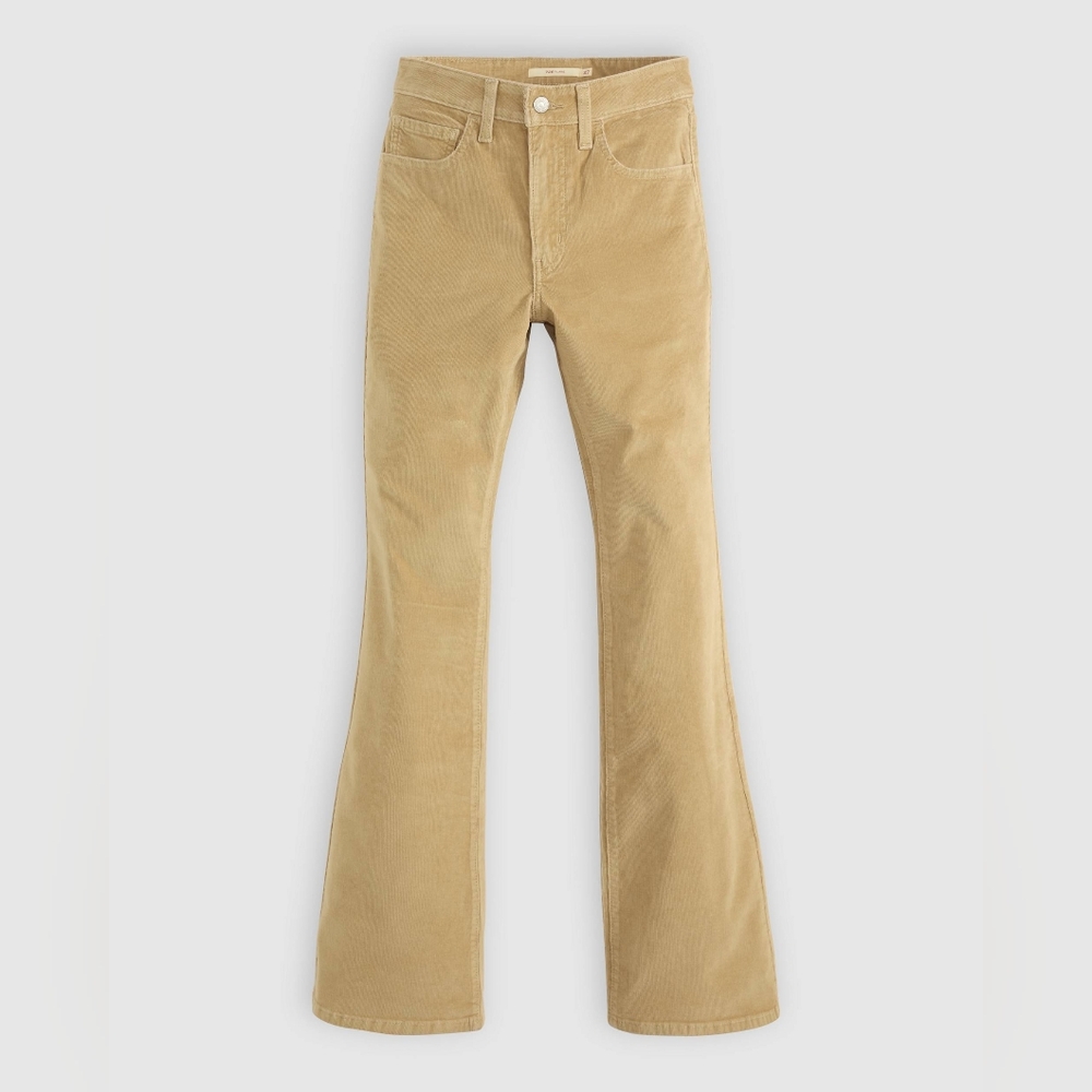 Levi’s 726 High Rise Flare Corduroy Pants Travertine Tan NWT 29x30
